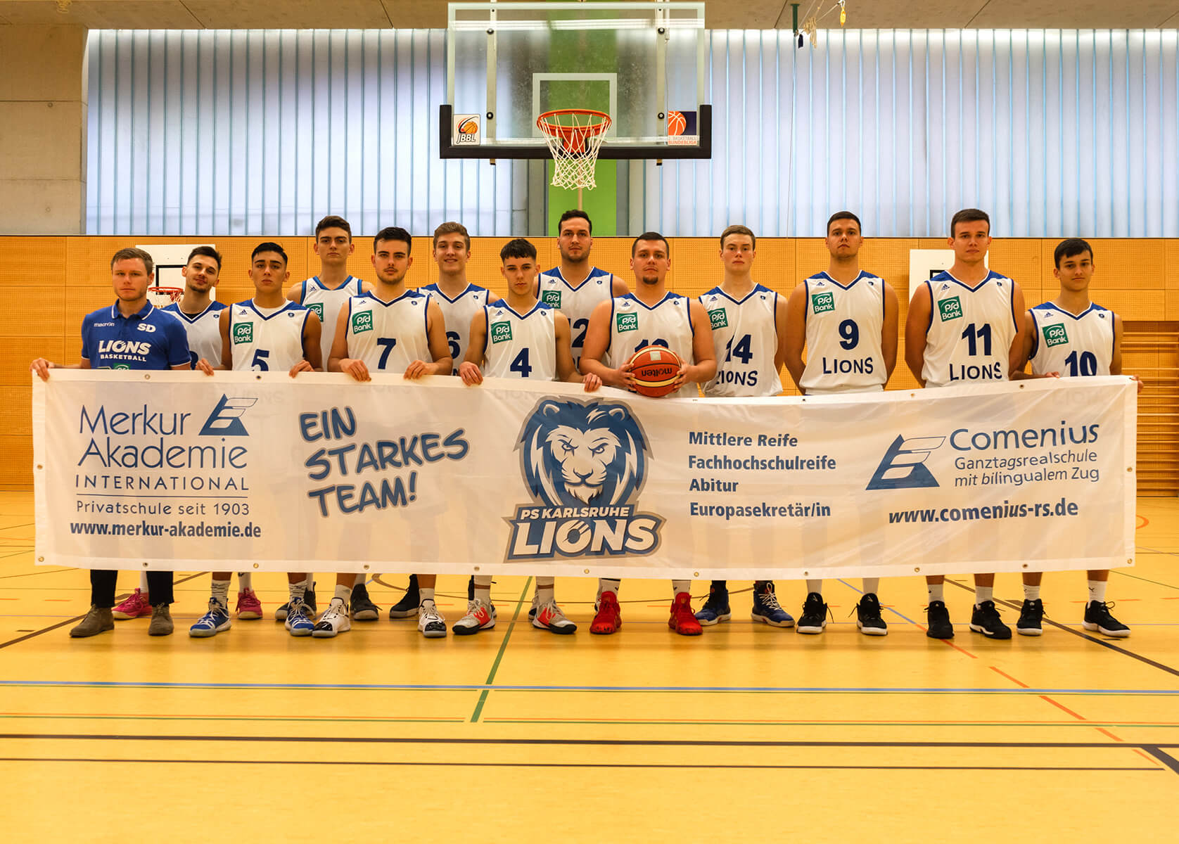 Mannschaftsbild Herren II der PS Karlsruhe LIONS