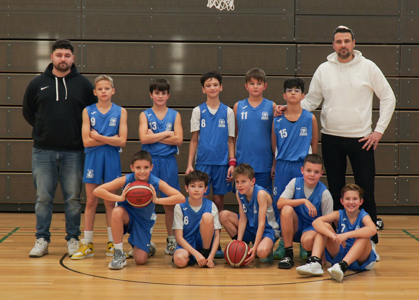 Mannschaftsbild U12 II der PS Karlsruhe LIONS