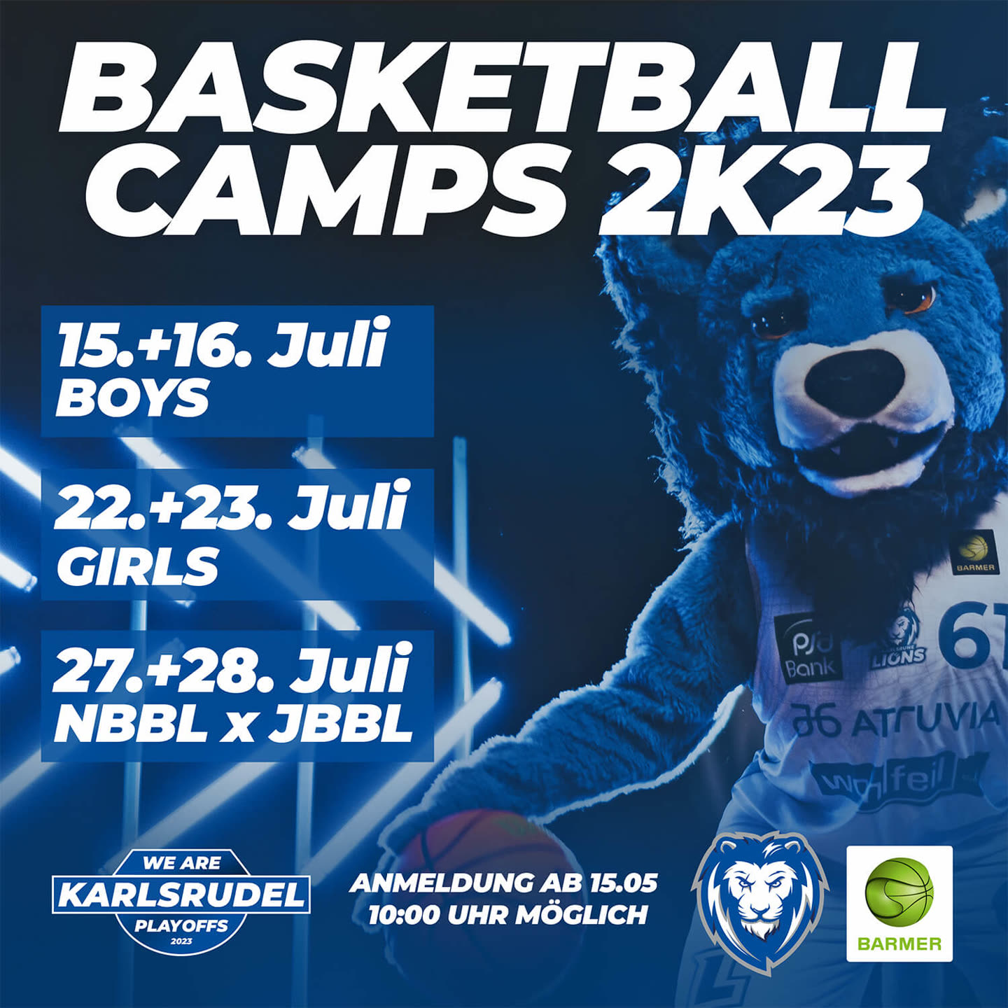 Basketball Camps der PS Karlsruhe LIONS