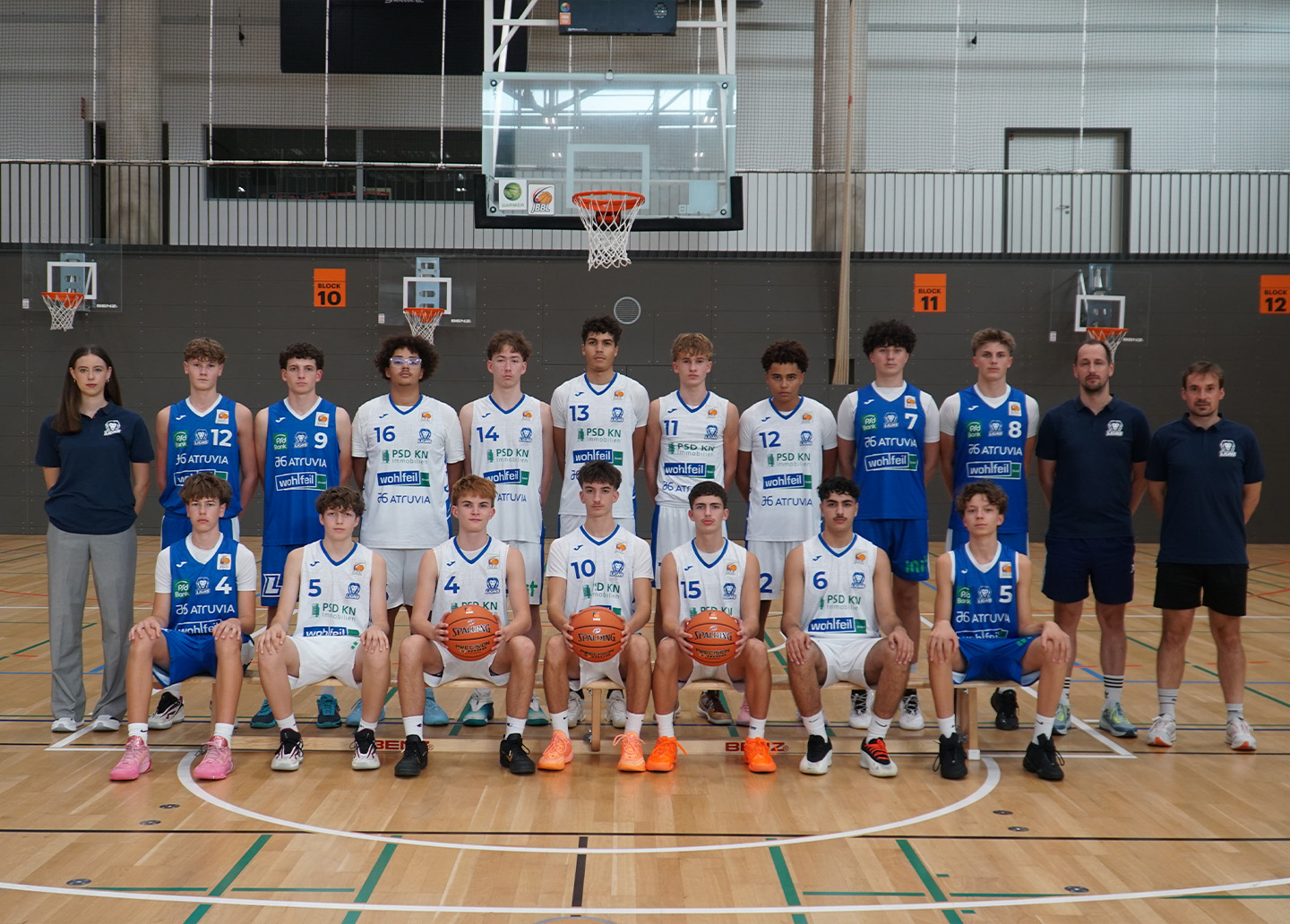 JBBL-Mannschaft der PS Karlsruhe LIONS