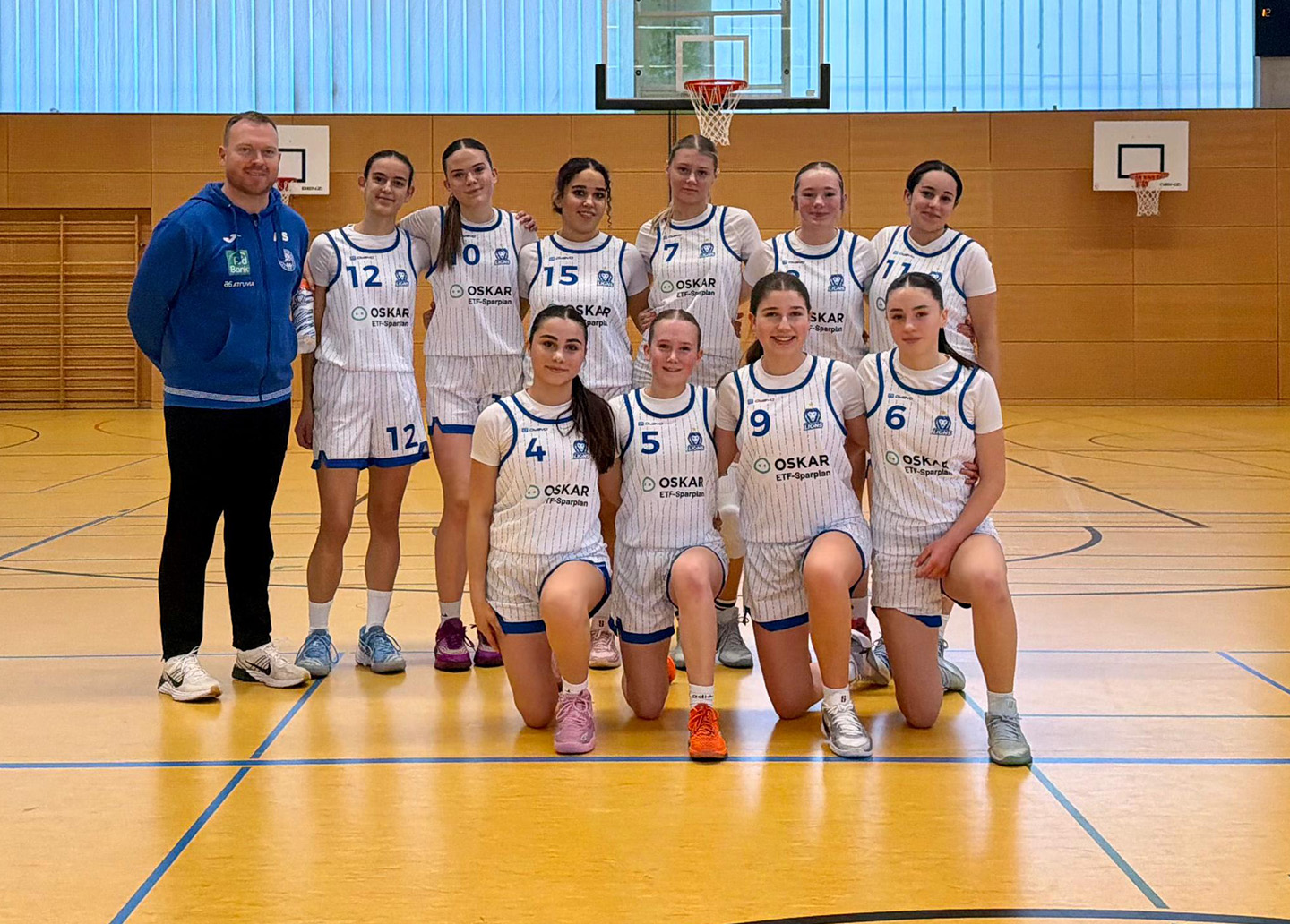 Mannschaftsbild der U16 weiblich