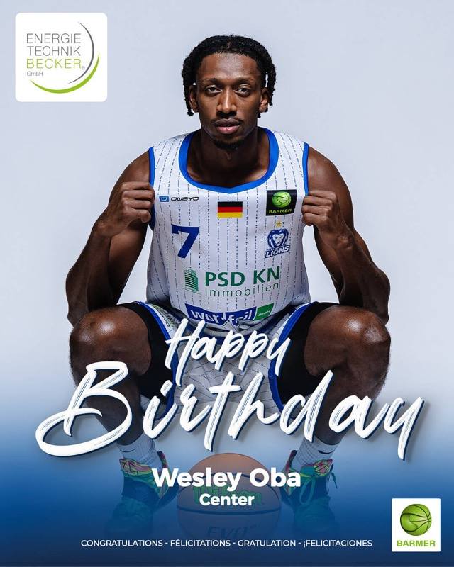 WESLEY OBA FEIERT GEBURTSTAG