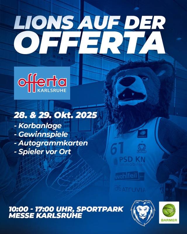 LIONS AUF DER OFFERTA