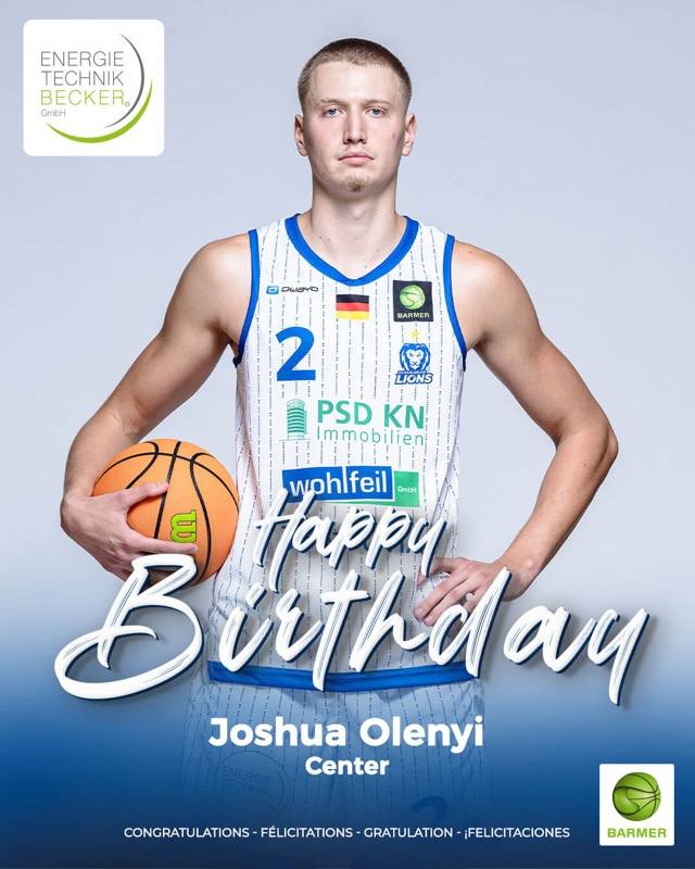 JOSHUA OLENYI FEIERT GEBURTSTAG