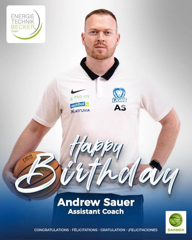 ANDREW SAUER FEIERT GEBURTSTAG