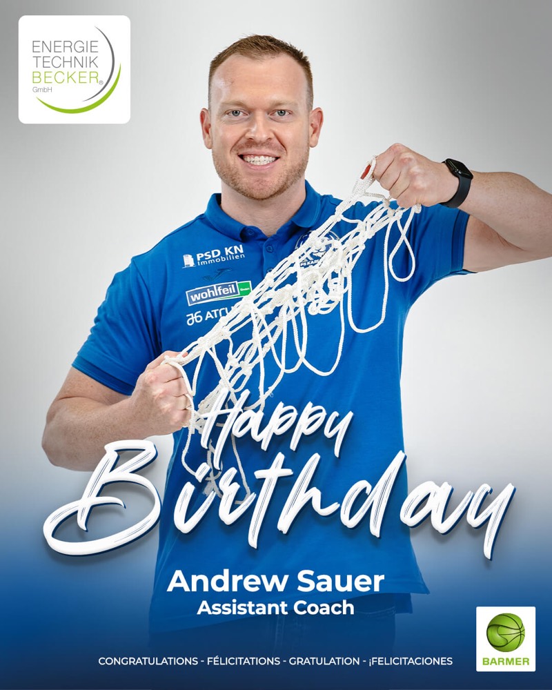 ANDREW SAUER FEIERT GEBURTSTAG
