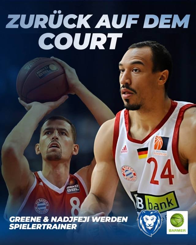 GREENE UND NADJFEJI ZURÜCK AUF DEM COURT