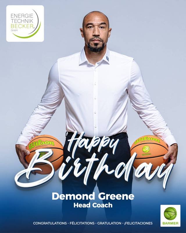 DEMOND GREENE FEIERT GEBURTSTAG
