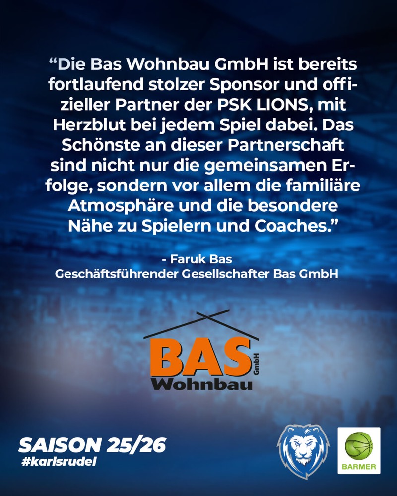 BAS WOHNBAU GMBH X PSK LIONS, Bild 2