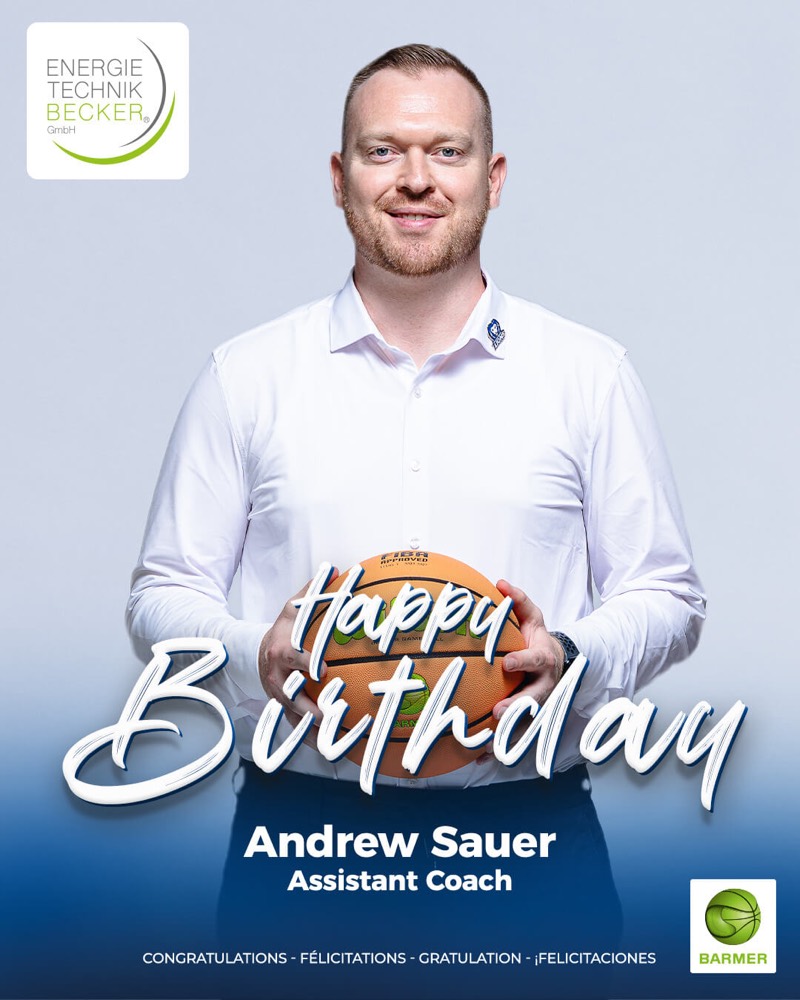 ANDREW SAUER FEIERT GEBURTSTAG