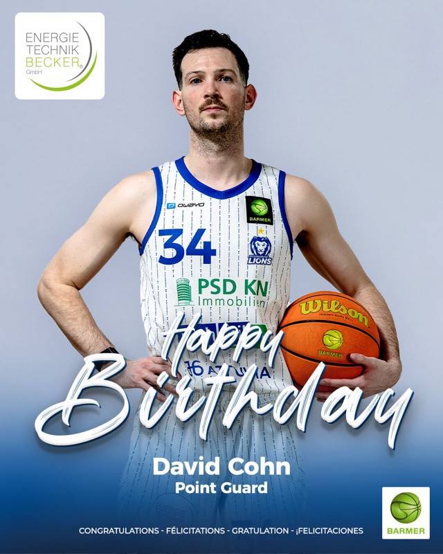 DAVID COHN FEIERT GEBURTSTAG