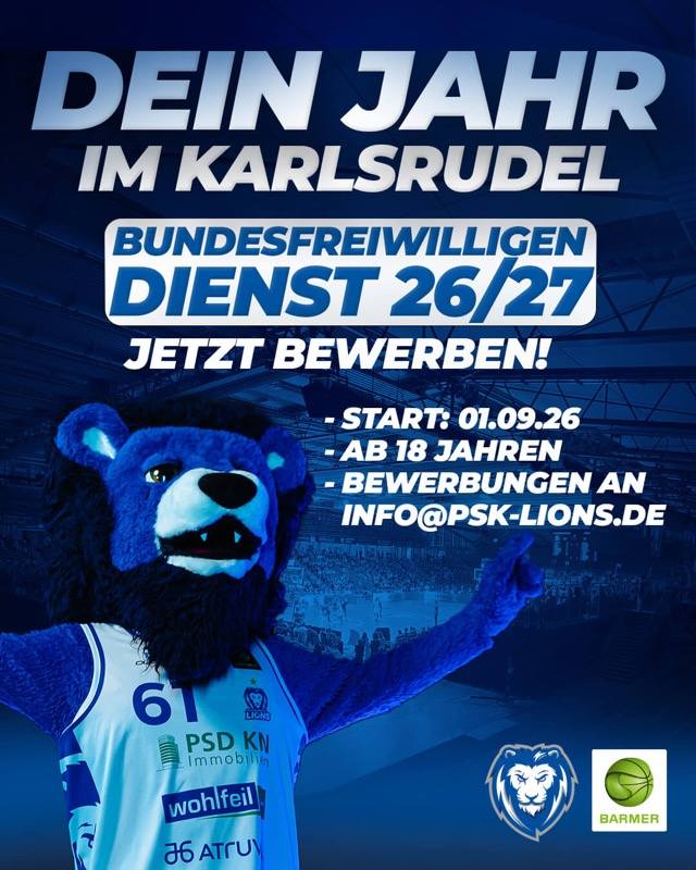 DEIN PLATZ IM KARLSRUDEL WARTET