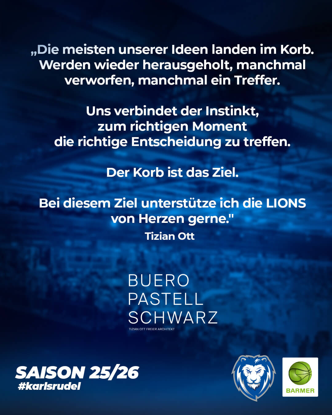 BUERO PASTELLSCHWARZ x PSK LIONS, Bild 2