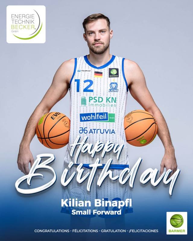 KILIAN BINAPFL FEIERT GEBURTSTAG