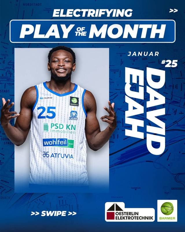 ELECTRIFYING PLAY OF THE MONTH JANUAR