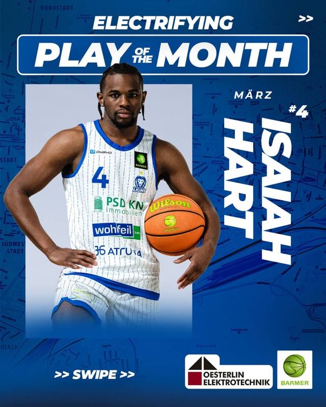 ELECTRIFYING PLAY OF THE MONTH MÄRZ