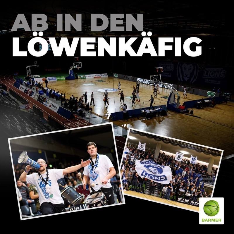 #KARLSRUDEL – UNTERSTÜTZE DAS TEAM IM LÖWENKÄFIG SCHICKT UNS EURE BILDER DIREKT IN DIE HALLE