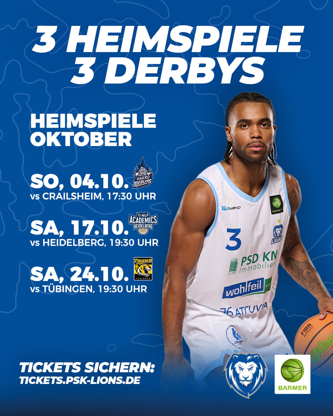 DREI DERBYS IM OKTOBER