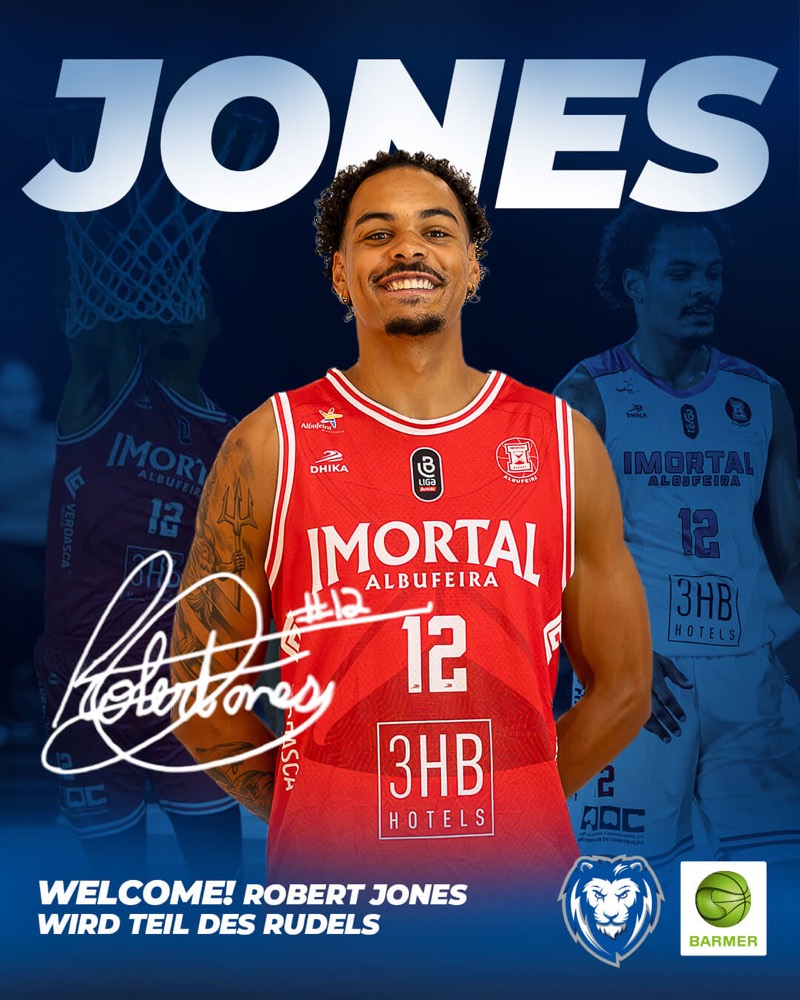 ROBERT JONES VERSTÄRKT DIE LIONS