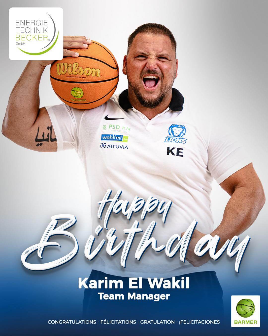 KARIM EL WAKIL FEIERT GEBURTSTAG