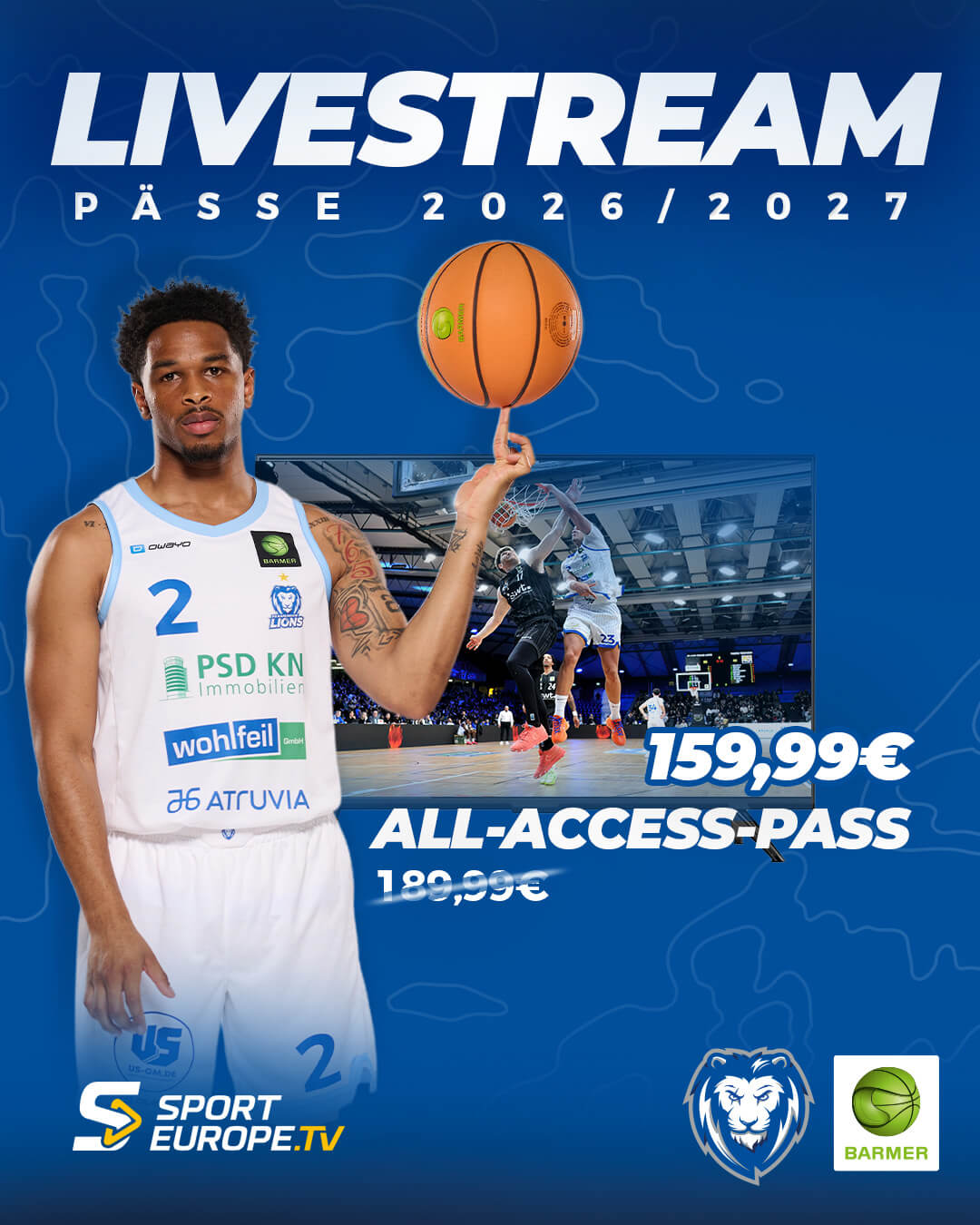 PROA LIVESTREAM-PÄSSE 2026/27