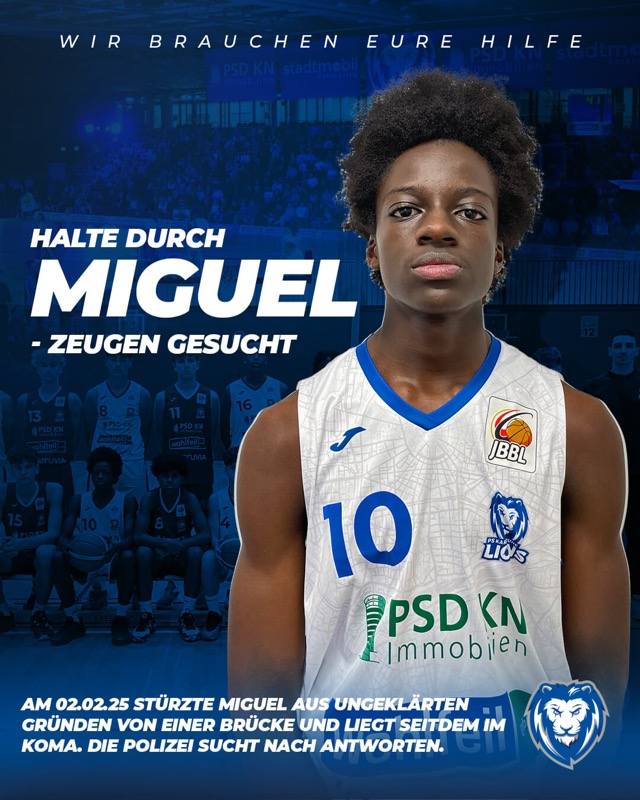 UNSER MIGUEL SCHWEBT IN LEBENSGEFAHR