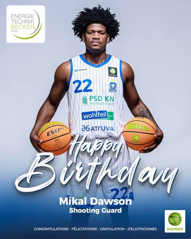 MIKAL DAWSON FEIERT GEBURTSTAG