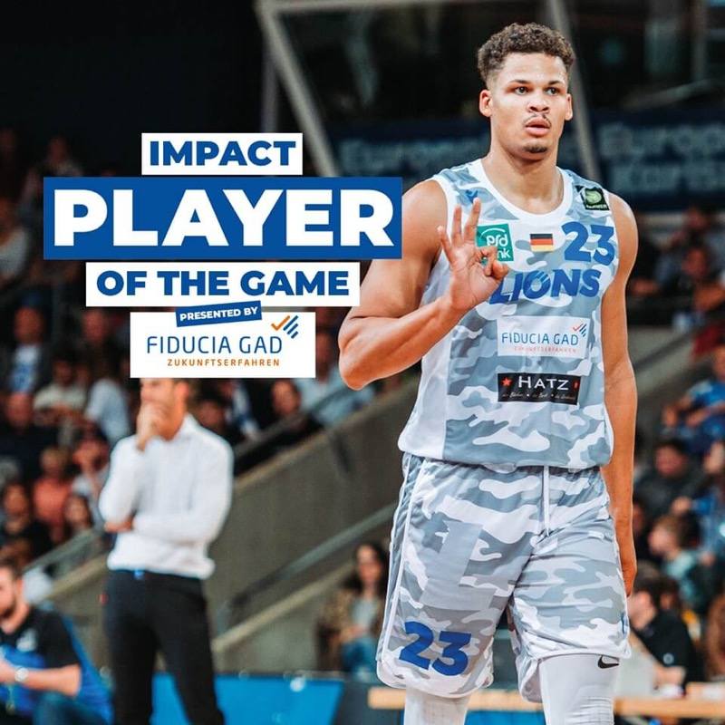 MAURICE PLUSKOTA WIRD IMPACT PLAYER OF THE GAME