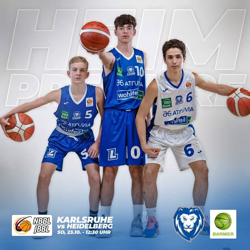YOUNG-LIONS MIT GAMETIME AM SONNTAG