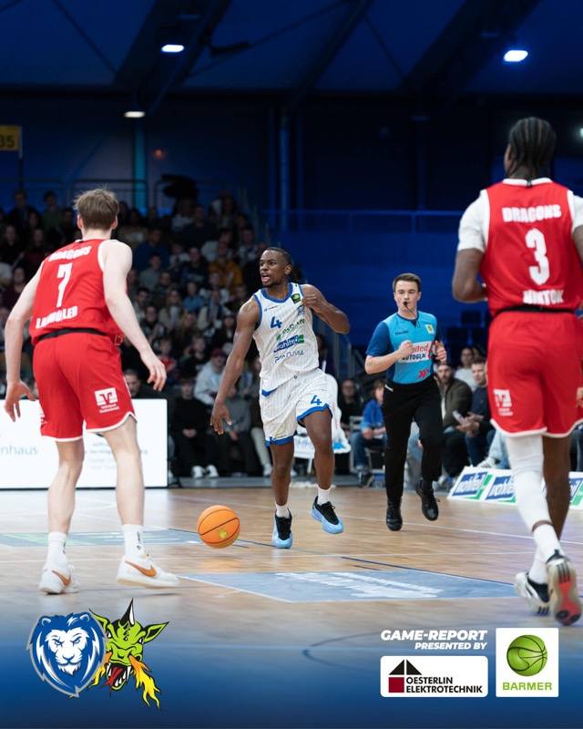 LIONS ENTSCHEIDEN DAS SPIEL IN LETZTER SEKUNDE