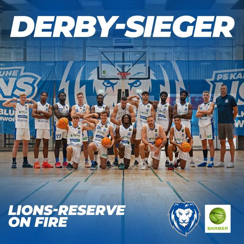 LIONS-RESERVE GEWINNT DAS STADT-DERBY
