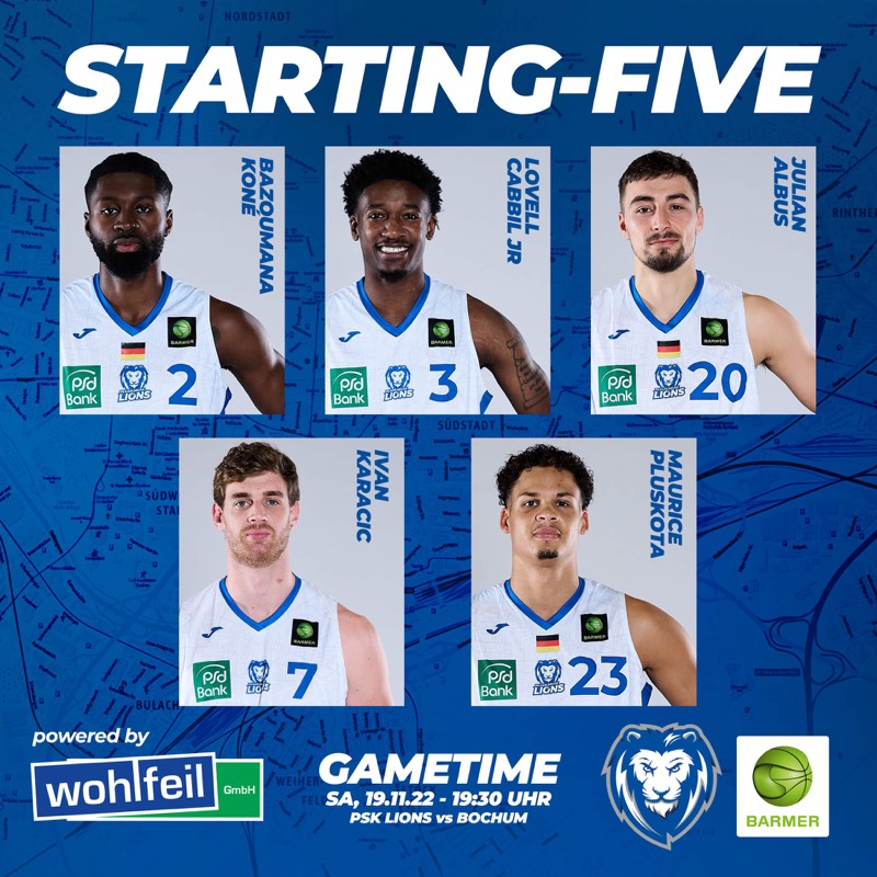 UNSERE STARTING-FIVE