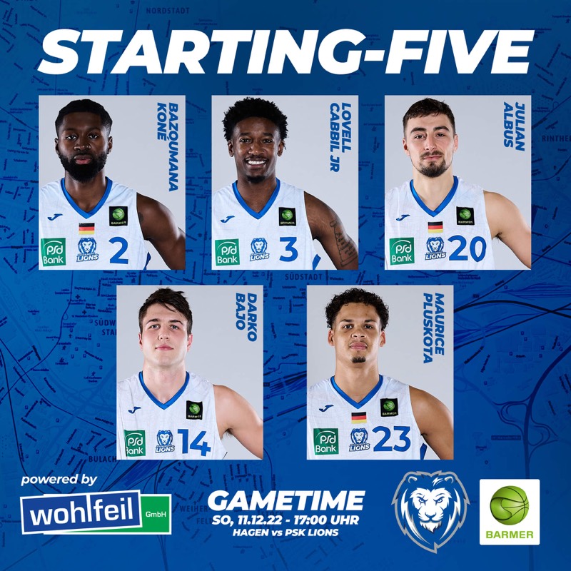 UNSERE STARTING-FIVE