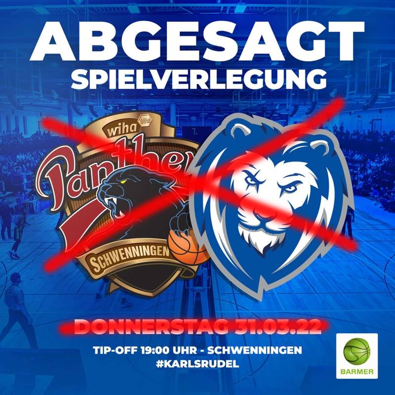 ERNEUTE SPIELVERLEGUNG IM SCHWARZWALD