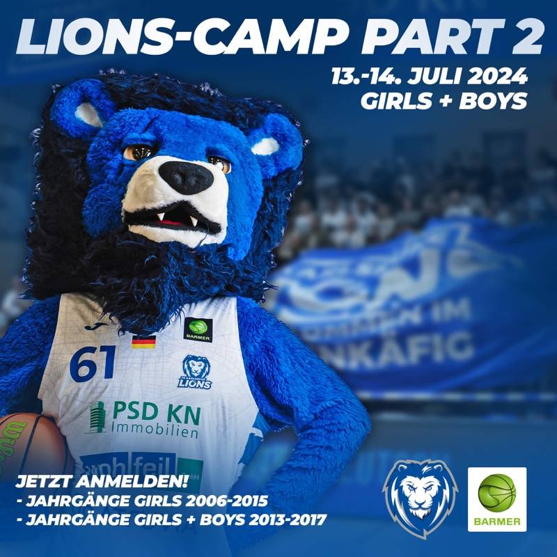 LIONS-CAMP TEIL 2 AM WOCHENENDE