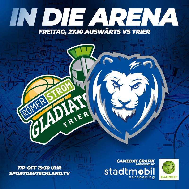 LIONS FORDERN DIE GLADIATOREN