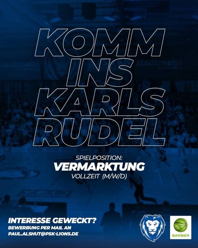 OFFENE STELLE: VERMARKTUNG