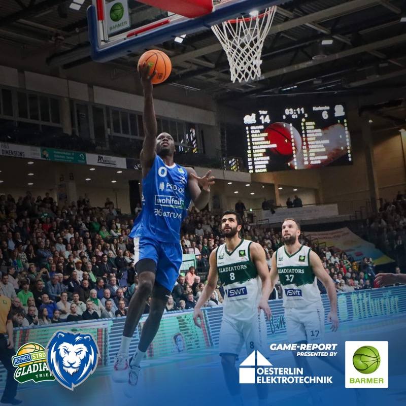 LIONS UNTERLIEGEN KNAPP IN TRIER