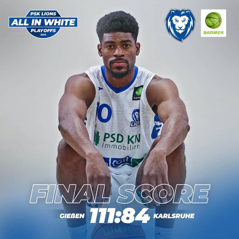 LIONS UNTERLIEGEN IN GAME I