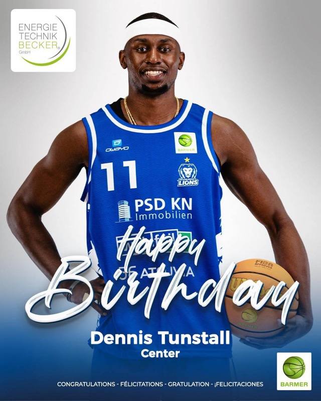 DENNIS TUNSTALL FEIERT GEBURTSTAG