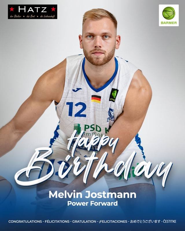 MELVIN JOSTMANN FEIERT GEBURTSTAG