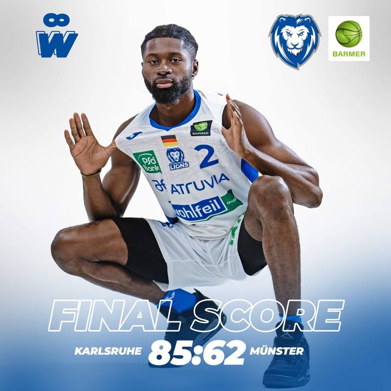 LIONS MIT ACHTEM SIEG IN FOLGE