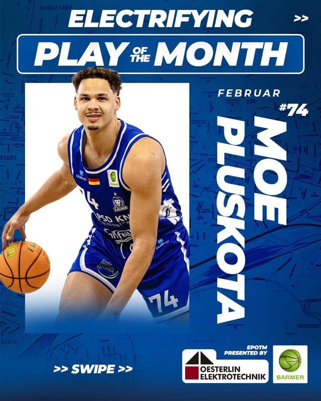 ELECTRIFYING PLAY OF THE MONTH FEBRUAR