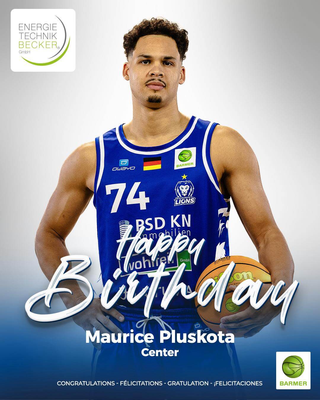 MAURICE PLUSKOTA FEIERT GEBURTSTAG