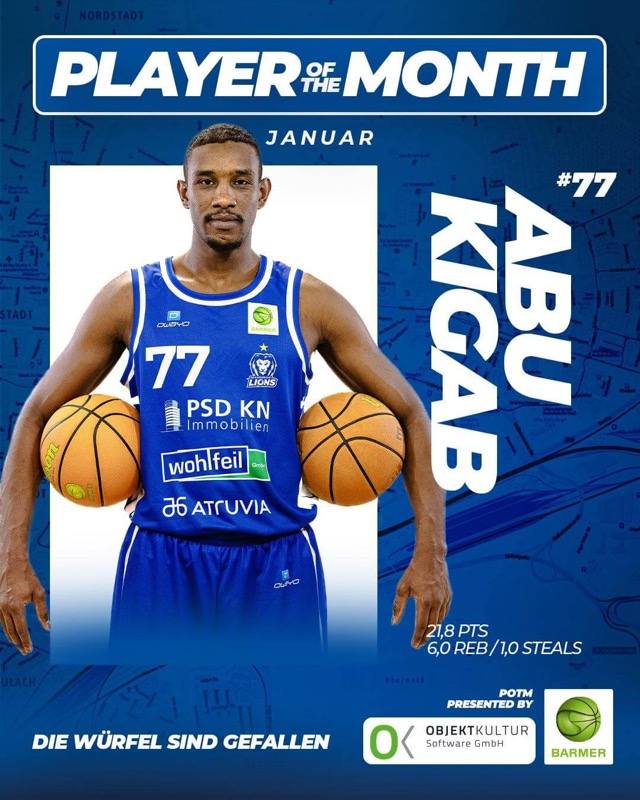 ABU KIGAB WIRD ZUM POTM JANUAR GEWÄHLT