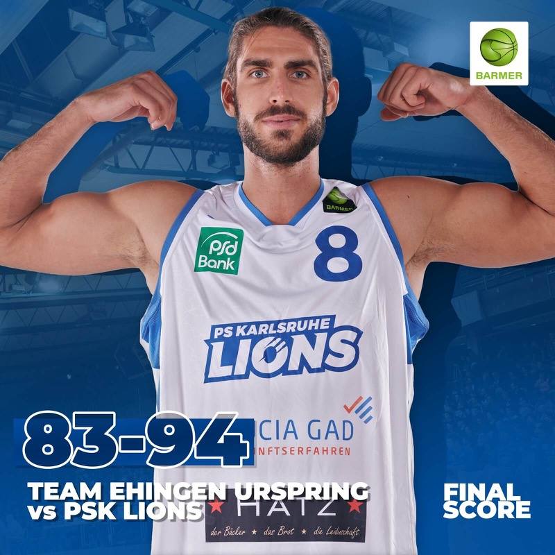 LIONS MIT ERSTEM SIEG