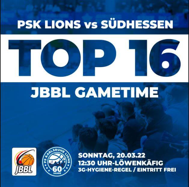 YOUNG LIONS MIT SPITZENSPIEL AM SONNTAG