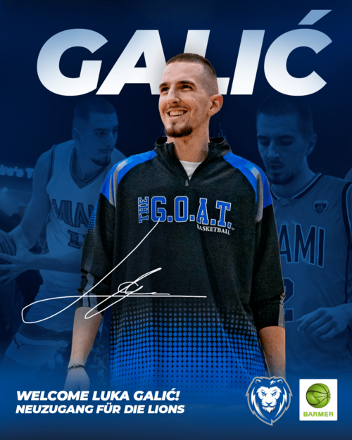 Photo: psk-lions.de Luka Galić Joins PS Karlsruhe LIONS: Young Center Signs for 2026/27 Season